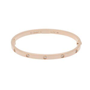 CARTIER Love Bracelet SM All Diamond #15 bracelet
